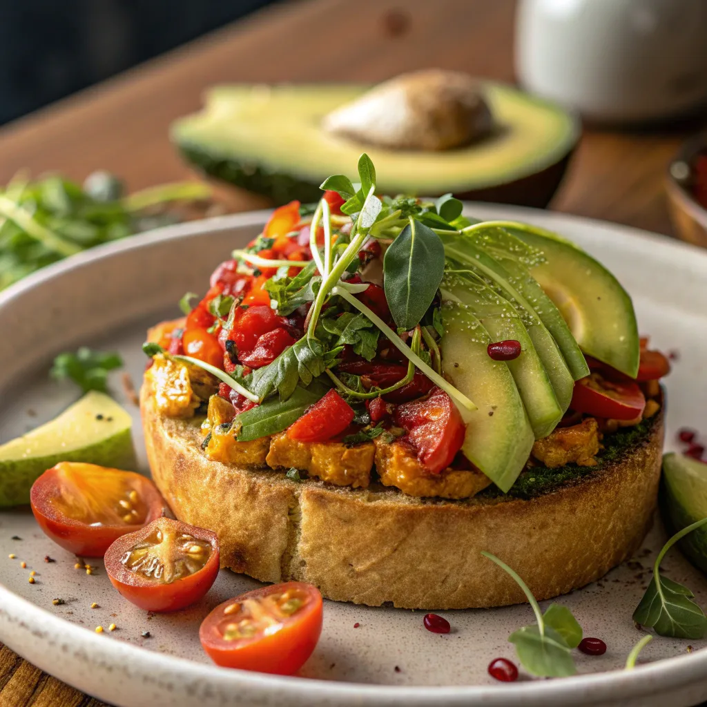 Delicious vegan dish